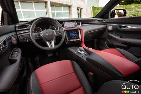 2022 Infiniti QX55, interior